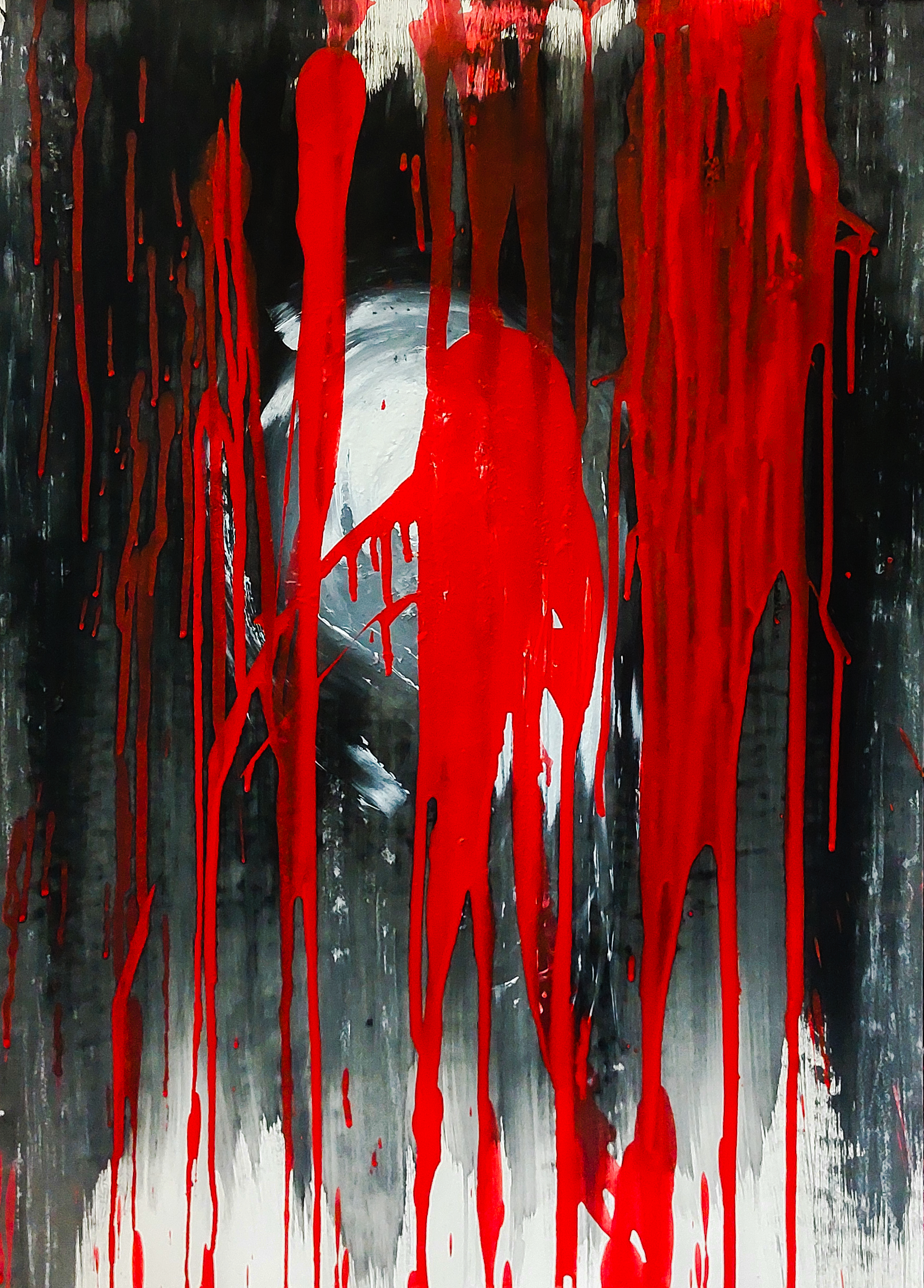 Gemälde • 'Violence' • Gouache auf Papier