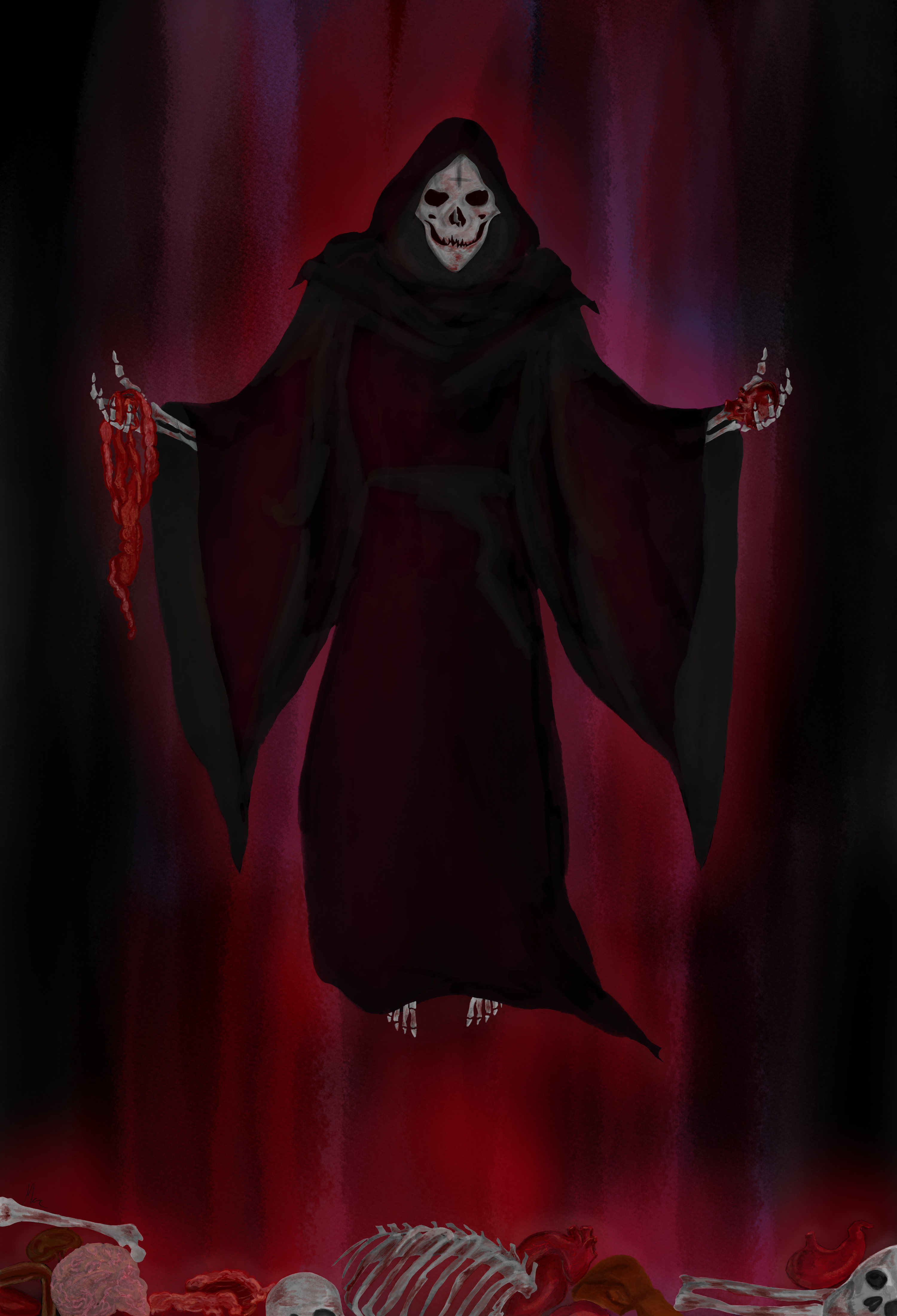 Gemälde • 'The Collector' • digital gezeichnet
